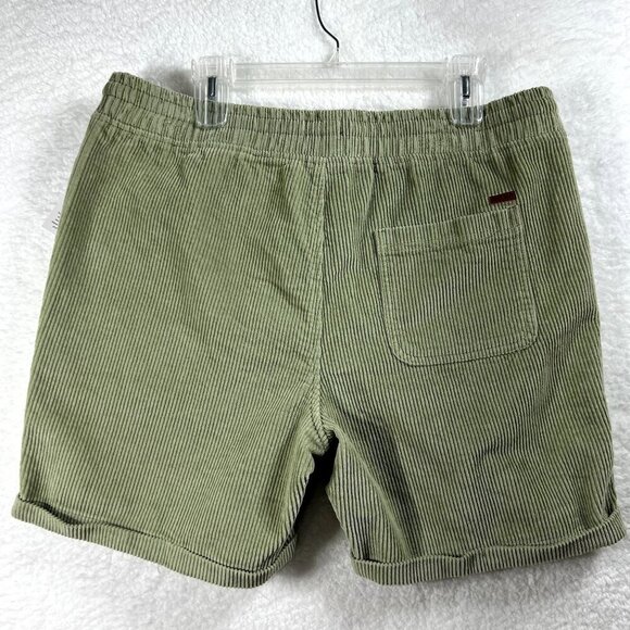 Buffalo David Bitton Mens L Sage Green Corduroy Haiden Shorts Summer Minimalist - Picture 2 of 16
